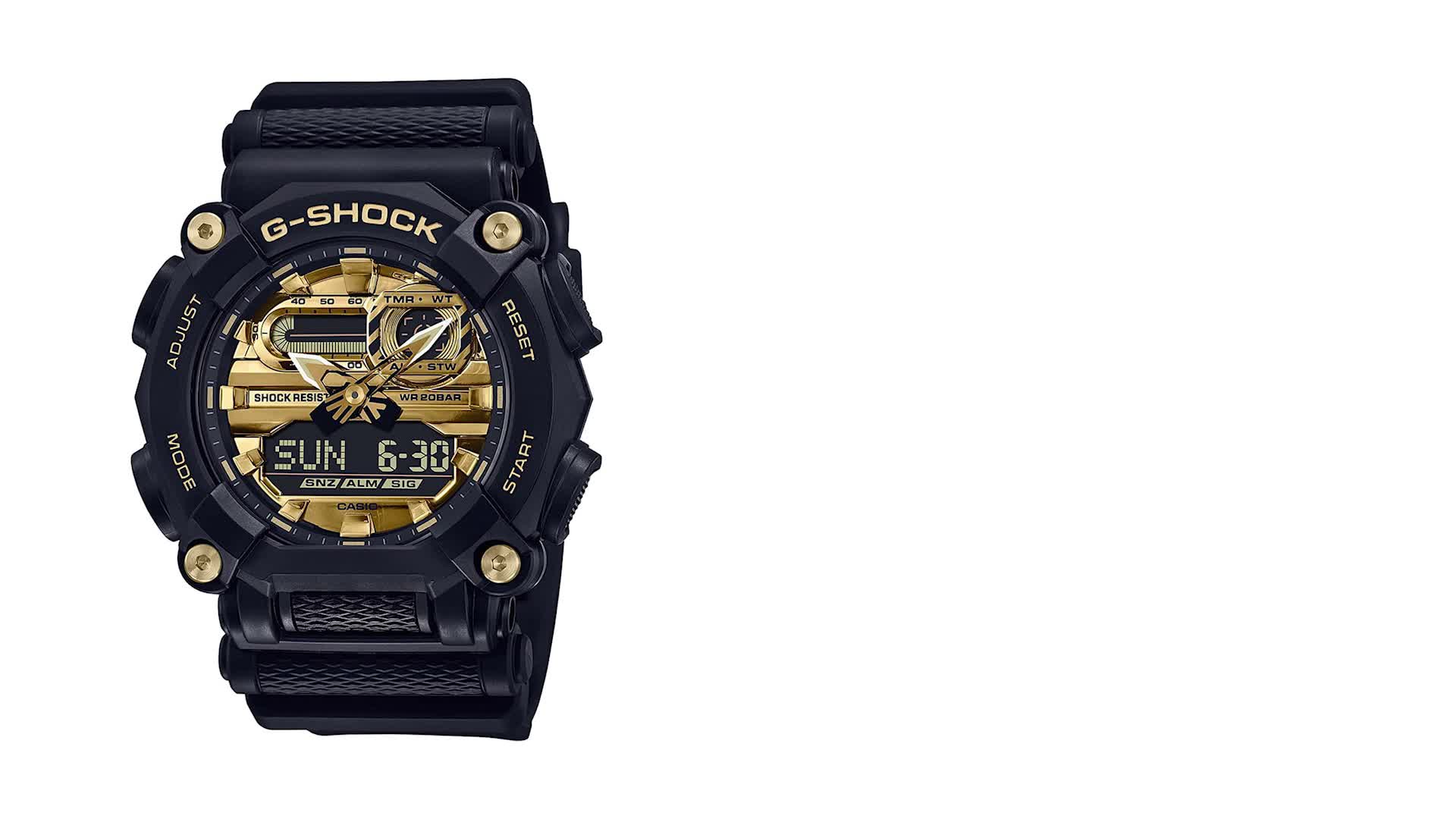 Casio G-Shock Analog-Digital Gold Dial Men GA-900AG-1ADR (G1149